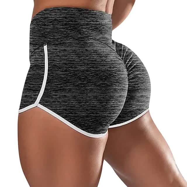 Women's High Waist Running Shorts Black Women's Bottoms - Tophatter Daily Deals