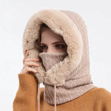 Women's Hiking Hat Winter Outdoor Thermal Warm Windproof Breathable Hat Beige Hats - Tophatter Daily Deals