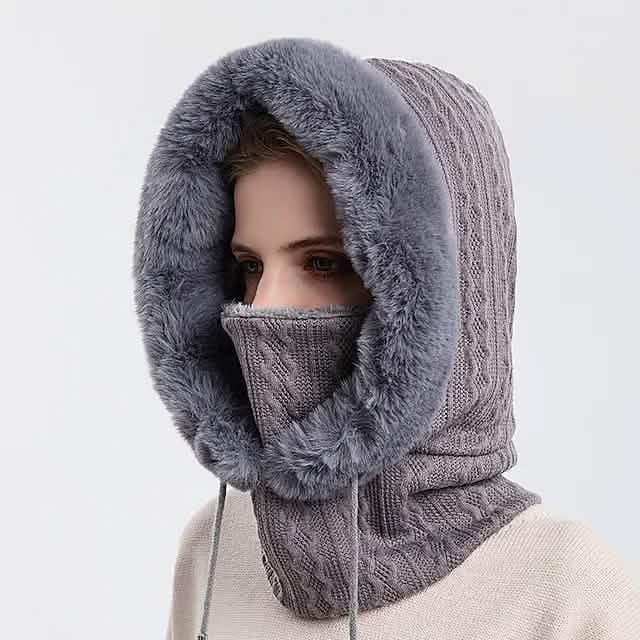 Women's Hiking Hat Winter Outdoor Thermal Warm Windproof Breathable Hat Gray Hats - Tophatter Daily Deals