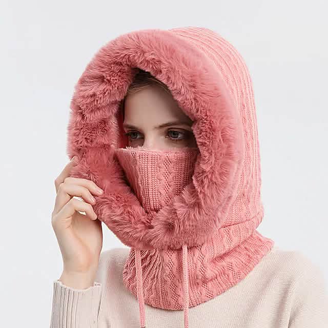 Women's Hiking Hat Winter Outdoor Thermal Warm Windproof Breathable Hat Red Hats - Tophatter Daily Deals