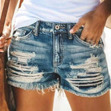 Women's Jeans Shorts Denim Light Blue Women's Bottoms - Tophatter Daily Deals
