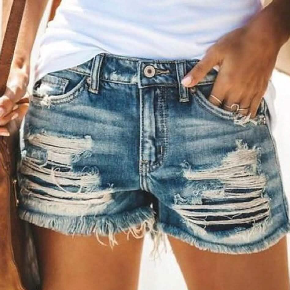 Women's Jeans Shorts Denim Light Blue Women's Bottoms - Tophatter Daily Deals