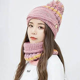 Women's Knitted Hat Scarf Mask Set Hats - Tophatter Daily Deals