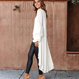 Women's Lantern Long Sleeve Casual Top Women's Tops - Tophatter Daily Deals