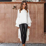 Women's Lantern Long Sleeve Casual Top Women's Tops - Tophatter Daily Deals
