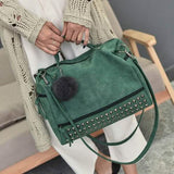 Women's Leather Casual Handbag Green Handbags & Wallets - Tophatter Daily Deals