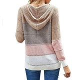 Women's Lightweight and Breathable Knit Hoodie Women's Tops - Tophatter Daily Deals
