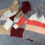 Women's Lightweight and Breathable Knit Hoodie Women's Tops - Tophatter Daily Deals