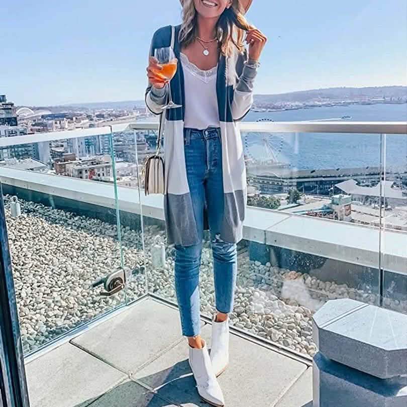 Women's Long Cardigan Sweater Coat Women's Outerwear - Tophatter Daily Deals