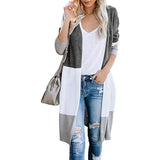 Women's Long Cardigan Sweater Coat Gray Women's Outerwear - Tophatter Daily Deals
