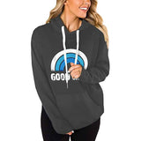 Women's Long Sleeve Casual Graphic Tee Hoodies Gray Women's Tops - Tophatter Daily Deals