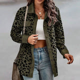 Women's Long Sleeve Casual Jacket Army Green Women's Outerwear - Tophatter Daily Deals