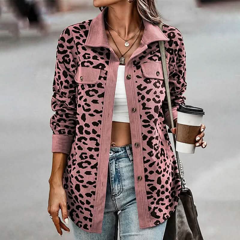 Women's Long Sleeve Casual Jacket Pink Women's Outerwear - Tophatter Daily Deals