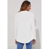 Women's Long Sleeve Crew Neck T-Shirt Women's Tops - Tophatter Daily Deals