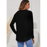 Women's Long Sleeve Crew Neck T-Shirt Women's Tops - Tophatter Daily Deals