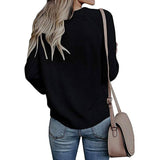 Women's Long Sleeve Crewneck Cute Heart Knitted Sweaters Women's Tops - Tophatter Daily Deals