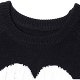 Women's Long Sleeve Crewneck Cute Heart Knitted Sweaters Women's Tops - Tophatter Daily Deals