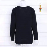 Women's Long Sleeve Crewneck Cute Heart Knitted Sweaters Women's Tops - Tophatter Daily Deals