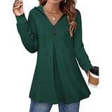Women's Long Sleeve Hooded Tunic Tops Women's Tops - Tophatter Daily Deals