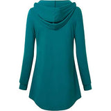 Women's Long Sleeve Hooded Tunic Tops Women's Tops - Tophatter Daily Deals
