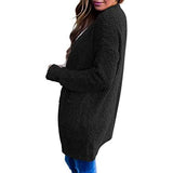 Women's Long Sleeve Soft Chunky Knit Sweater Coat Women's Outerwear - Tophatter Daily Deals