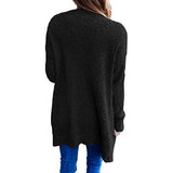 Women's Long Sleeve Soft Chunky Knit Sweater Coat Women's Outerwear - Tophatter Daily Deals