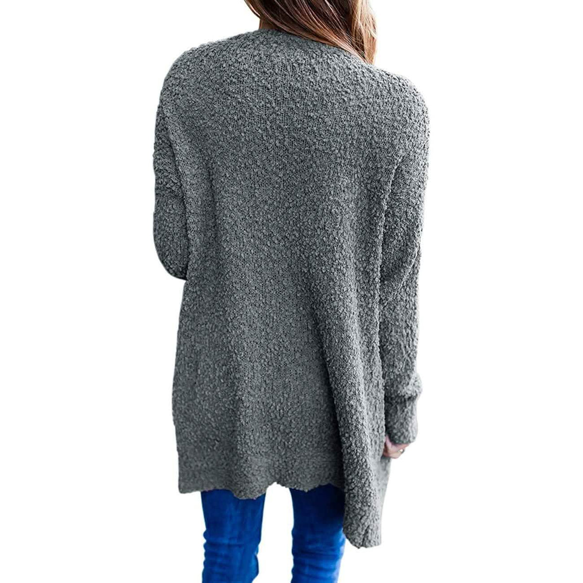 Women's Long-Sleeved Soft Chunky Knitted Sweater Women's Outerwear - Tophatter Daily Deals