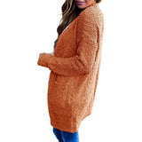 Women's Long-Sleeved Soft Chunky Knitted Sweater Women's Outerwear - Tophatter Daily Deals