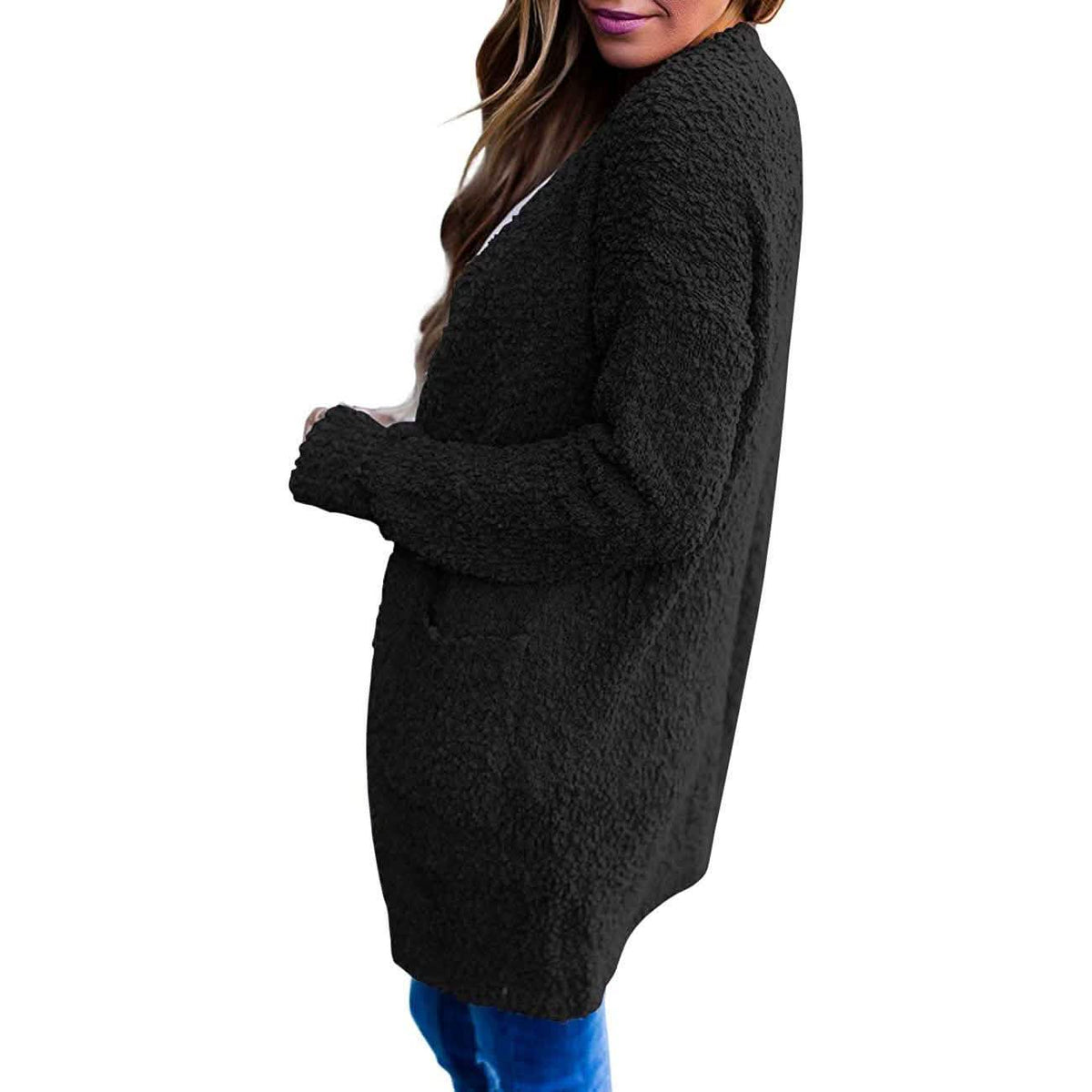 Women's Long-Sleeved Soft Chunky Knitted Sweater Women's Outerwear - Tophatter Daily Deals