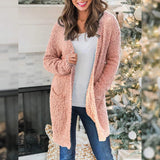 Women's Long-Sleeved Soft Chunky Knitted Sweater Women's Outerwear - Tophatter Daily Deals