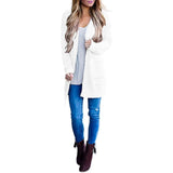 Women's Long-Sleeved Soft Chunky Knitted Sweater Women's Outerwear - Tophatter Daily Deals
