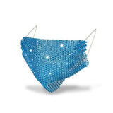 Women's Net Sun Diamond Mask Blue Face Masks & PPE - Tophatter Daily Deals