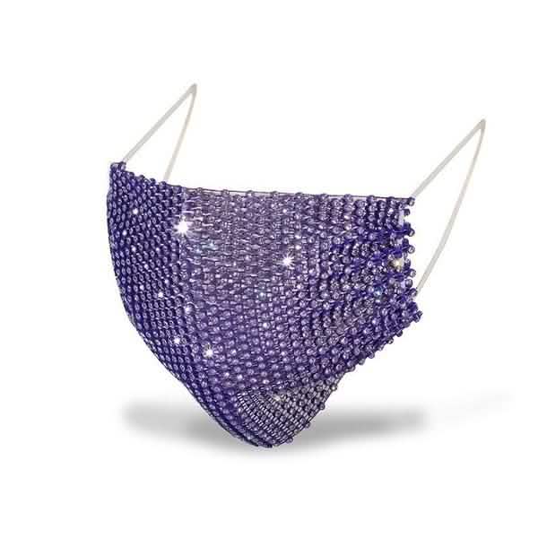 Women's Net Sun Diamond Mask Purple Face Masks & PPE - Tophatter Daily Deals