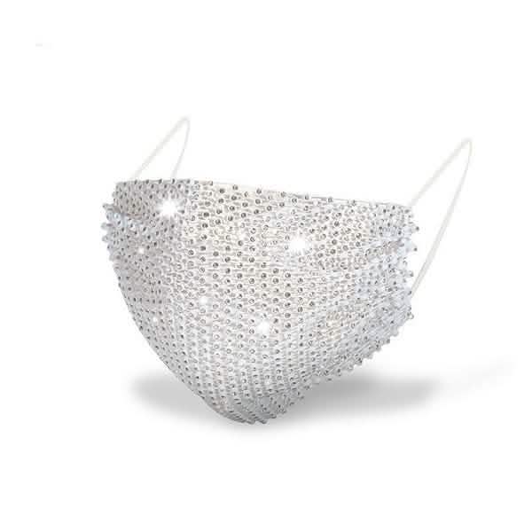 Women's Net Sun Diamond Mask White Face Masks & PPE - Tophatter Daily Deals