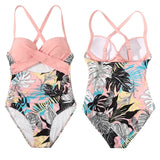 Women's One Piece High Waist Swimwear Tummy Control Cutout Women's Swimwear - Tophatter Daily Deals