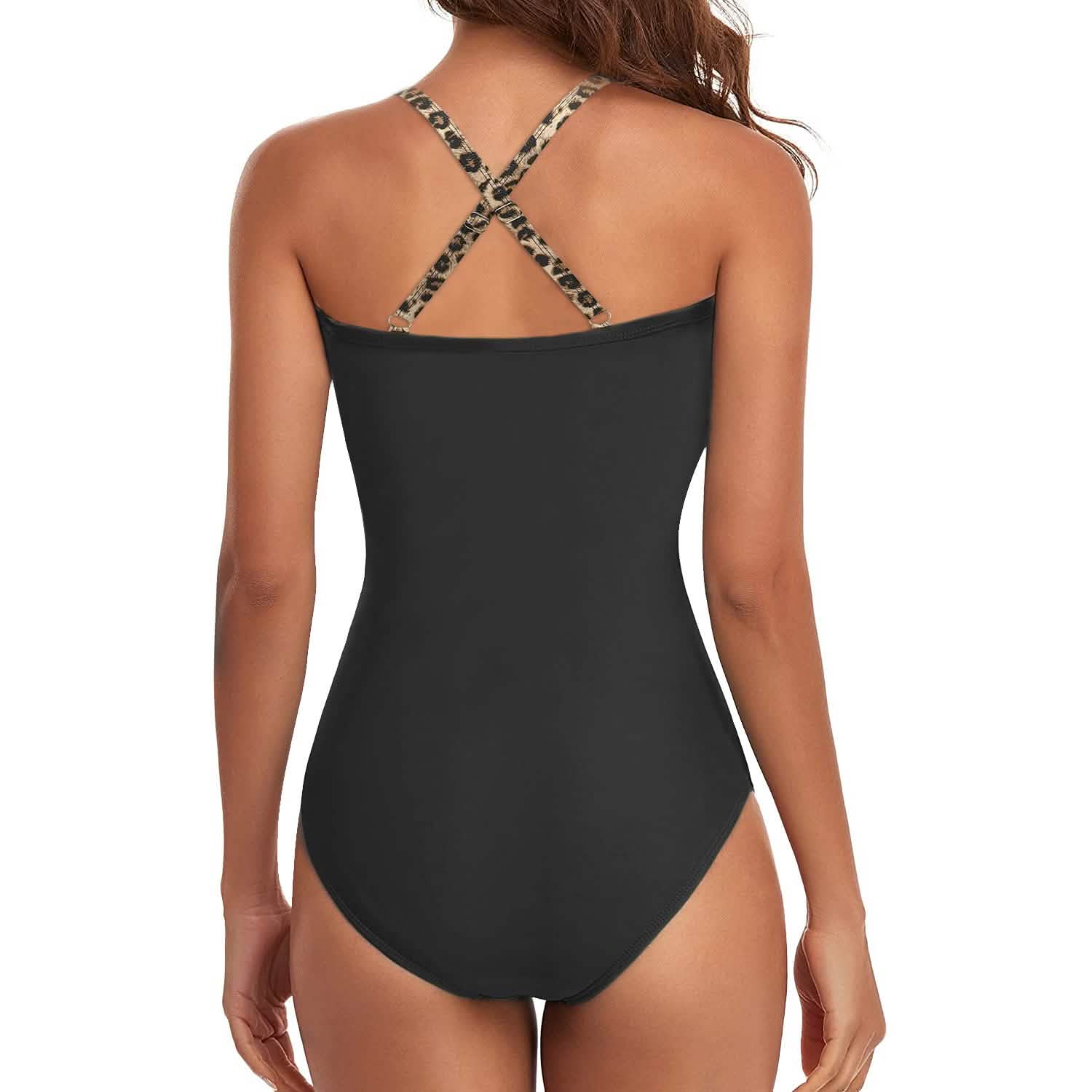 Women's One Piece High Waist Swimwear Tummy Control Cutout Women's Swimwear - Tophatter Daily Deals