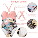 Women's One Piece High Waist Swimwear Tummy Control Cutout Women's Swimwear - Tophatter Daily Deals