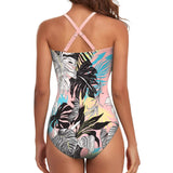Women's One Piece High Waist Swimwear Tummy Control Cutout Women's Swimwear - Tophatter Daily Deals