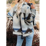 Women's Plaid Long Sleeve Button Down Collar Coat Women's Outerwear - Tophatter Daily Deals
