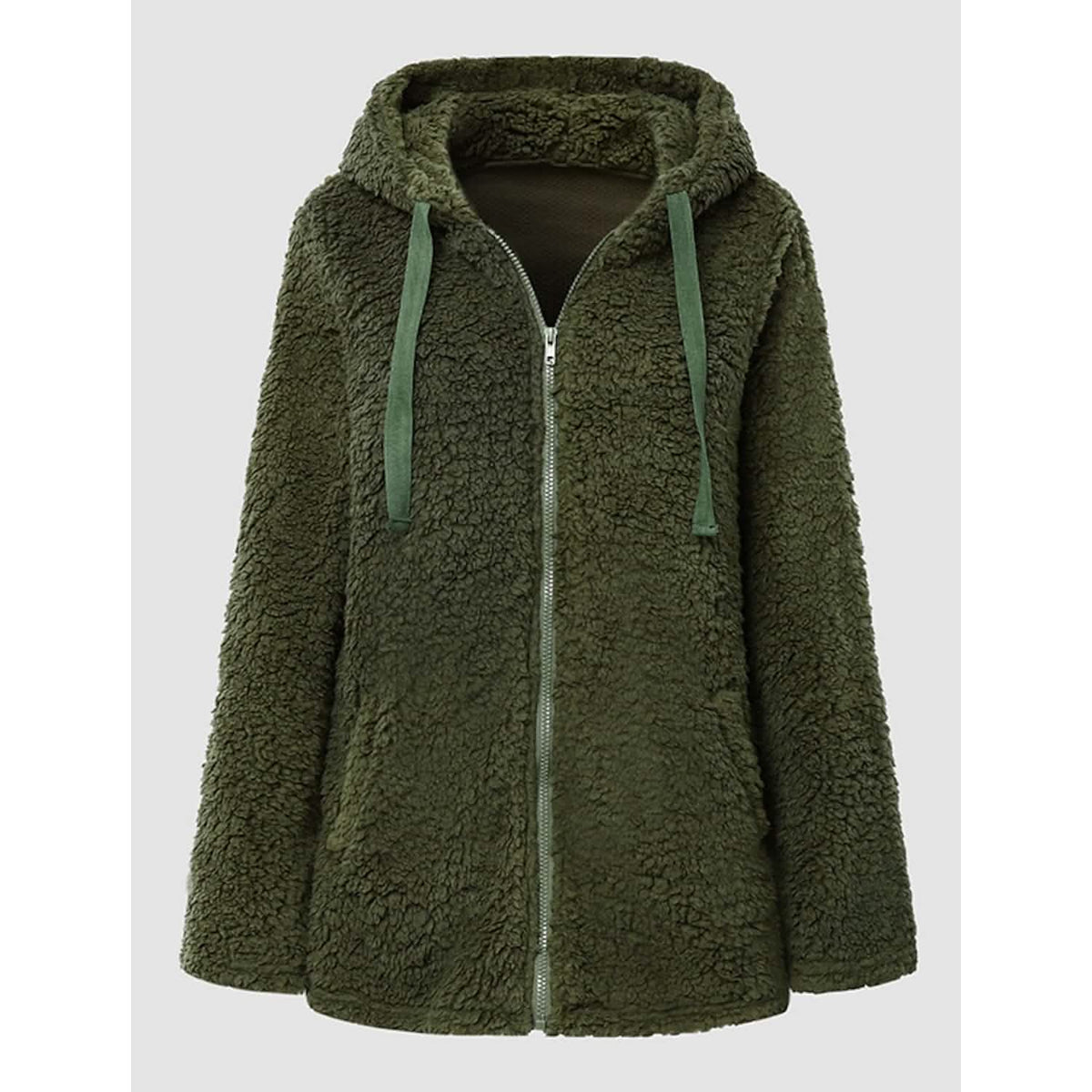 Women's Plus Size Hoodie Coat Long Sleeve Women's Outerwear - Tophatter Daily Deals