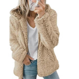 Women's Plus Size Hoodie Coat Long Sleeve Khaki Women's Outerwear - Tophatter Daily Deals