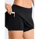 Women's Running Skirt Sport Short Black Women's Bottoms - Tophatter Daily Deals