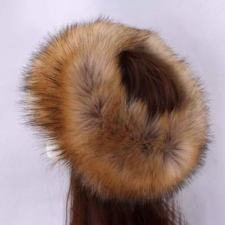 Women's Russian Faux Fluffy Fox Fur Hat Hats - Tophatter Daily Deals