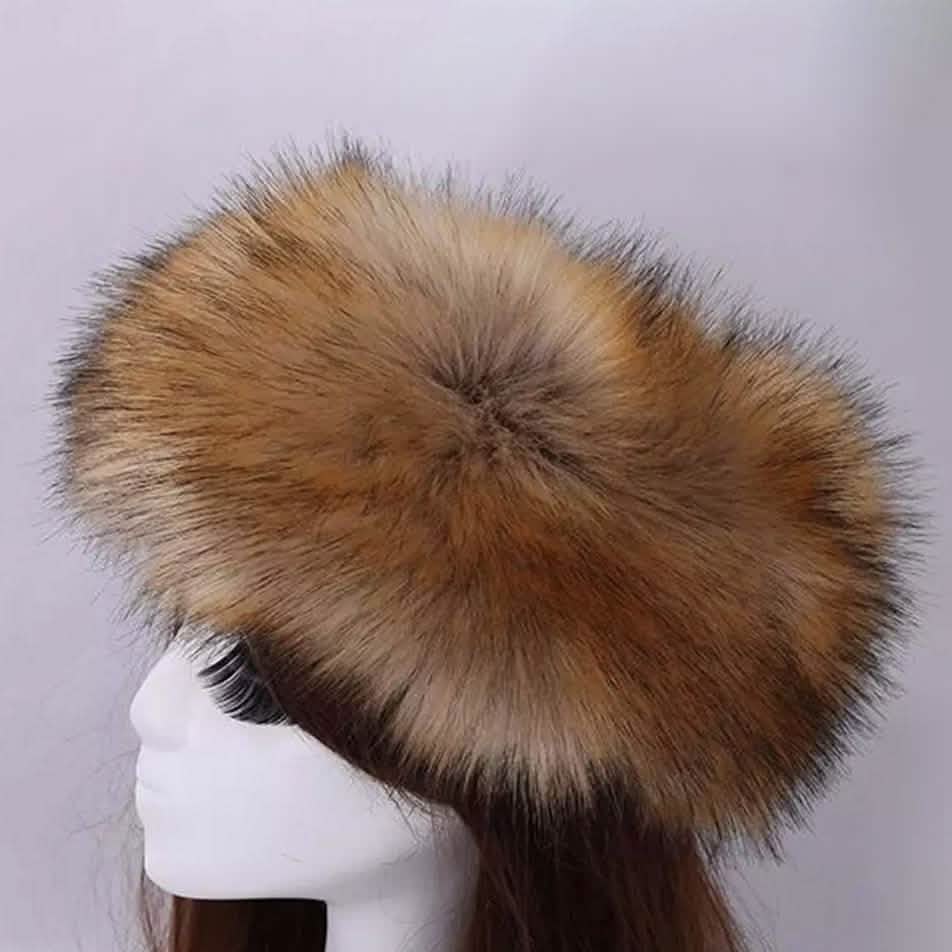 Women's Russian Faux Fluffy Fox Fur Hat Hats - Tophatter Daily Deals