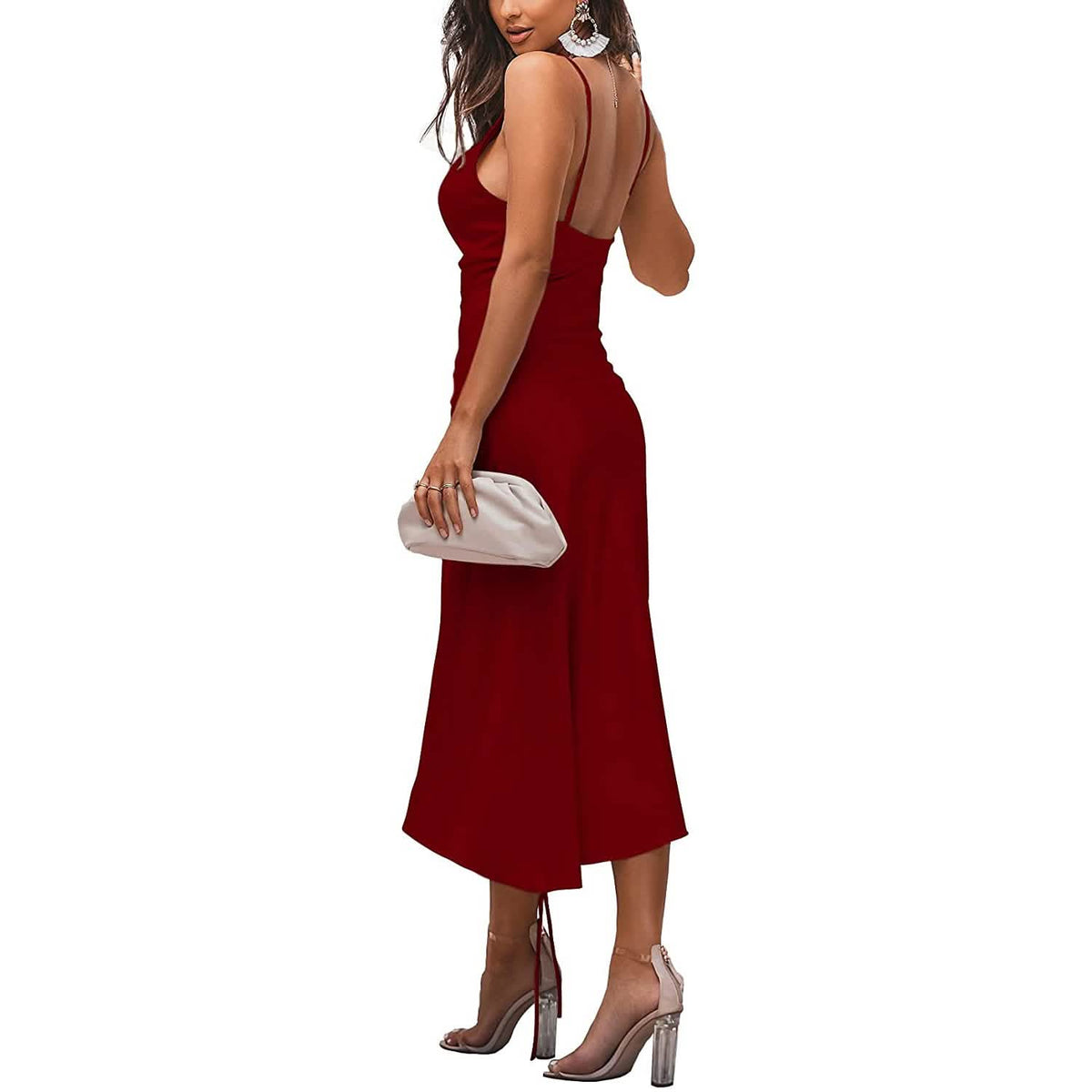 Women's Satin Spaghetti Strap Dress Women's Dresses - Tophatter Daily Deals