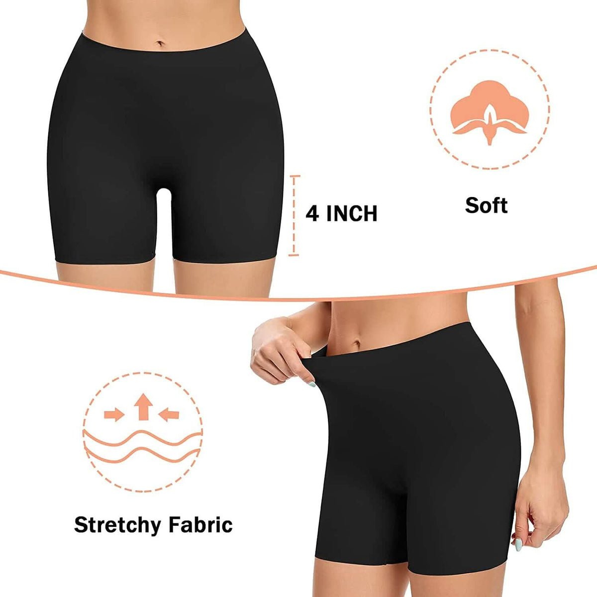 Womens Seamless Shaping Shorts Women's Lingerie - Tophatter Daily Deals