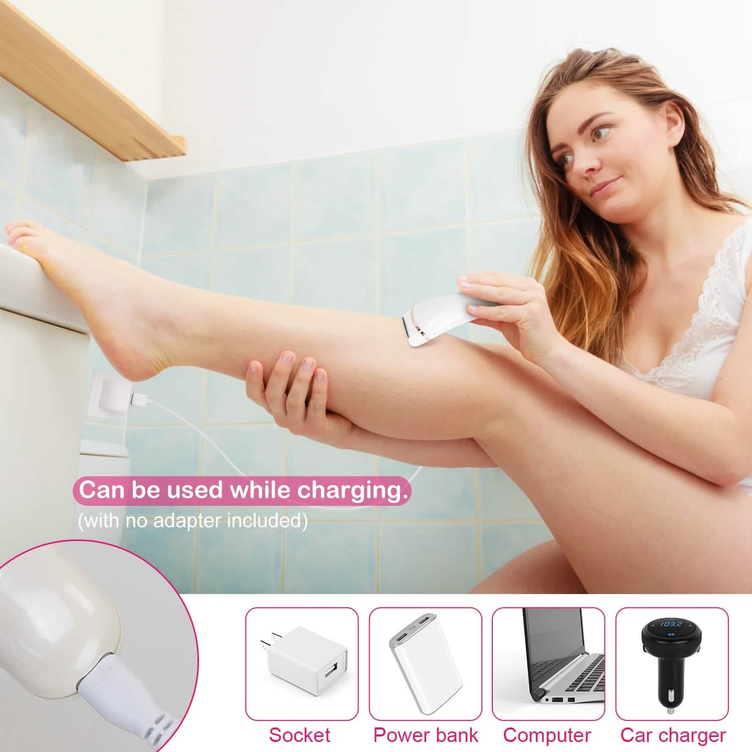 Women's Shaver Electric Hair Remover Beauty & Personal Care - Tophatter Daily Deals