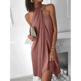 Women's Shift Dress Short Mini Dress Khaki Women's Dresses - Tophatter Daily Deals