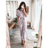 Women's Shirt Maxi Long Dress Purple Women's Dresses - Tophatter Daily Deals