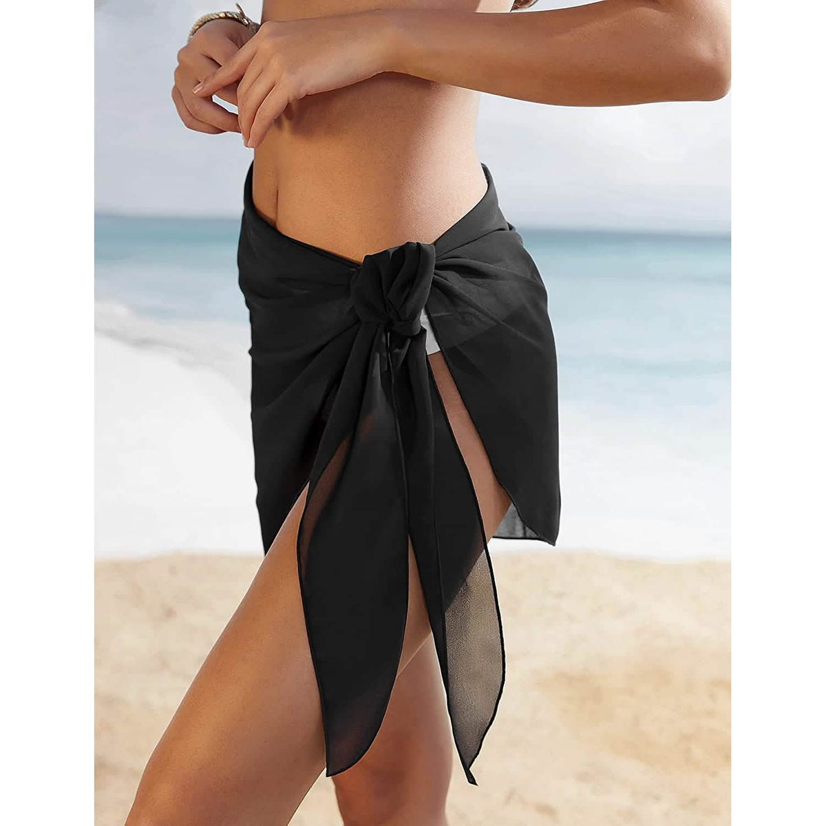 Women's Short Sarongs Beach Wrap Women's Swimwear - Tophatter Daily Deals